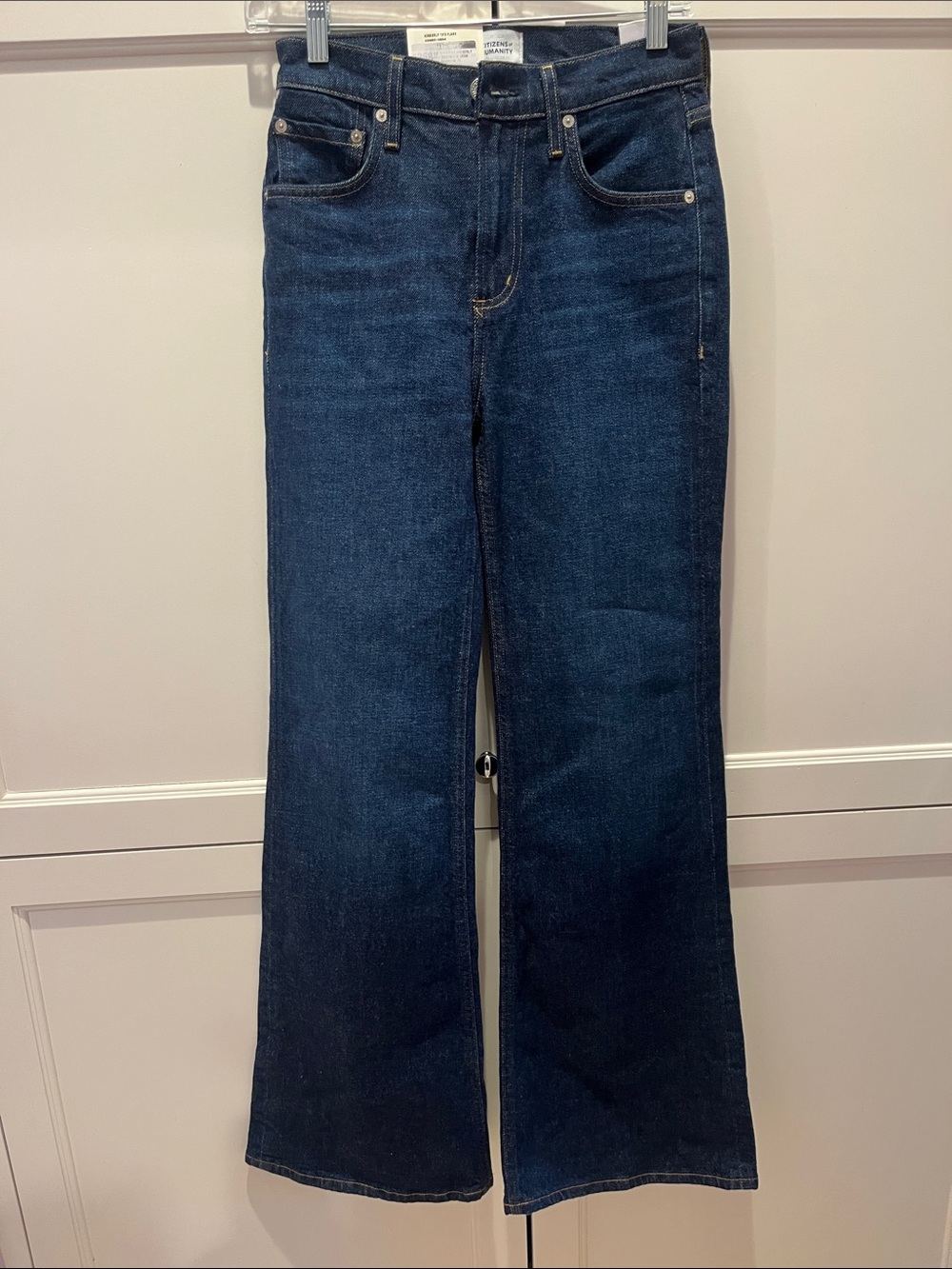 Citizens Of Humanity Dark Blue Wide-Leg Jeans 25 new with tags